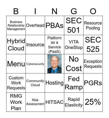 VITA Bingo Card
