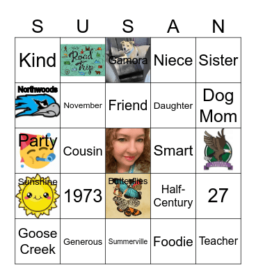 Birthday Bingo Card