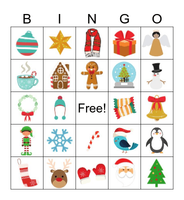 Christmas Bingo! Bingo Card