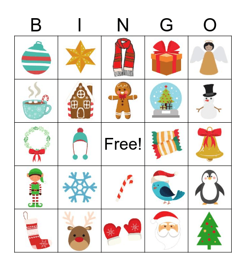 Christmas Bingo! Bingo Card