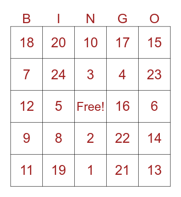 ABELCON BINGO 2023 Bingo Card