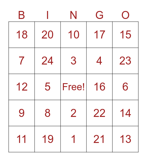 ABELCON BINGO 2023 Bingo Card