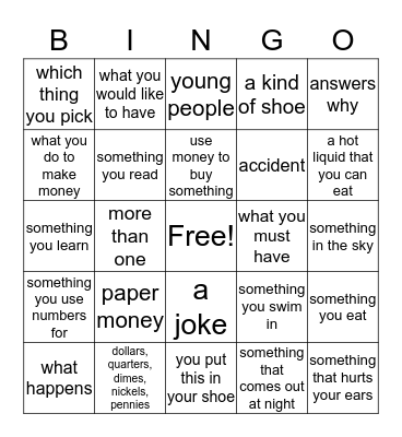 The Choices We Make Bingo Card