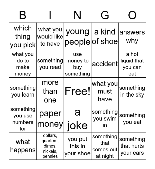 The Choices We Make Bingo Card