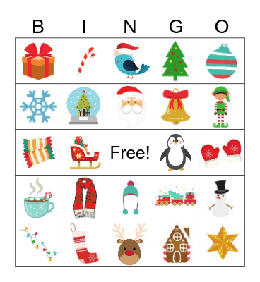 Christmas Bingo! Bingo Card