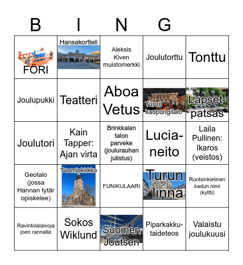 TURKUBINGO Card