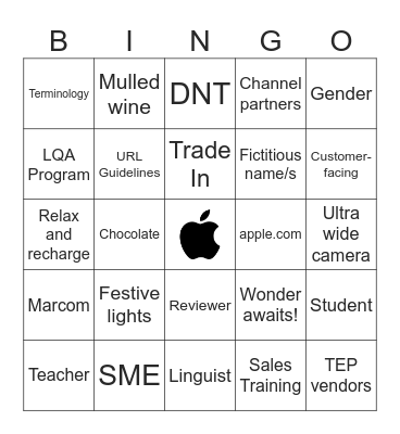 December 2023 LM Check-In Bingo Card