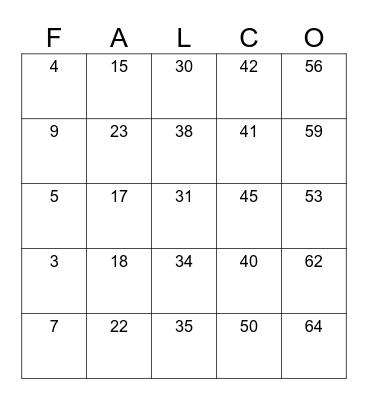 ConvoCon 2024! Bingo Card