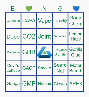 GHB Bongo! 🌱 Bingo Card