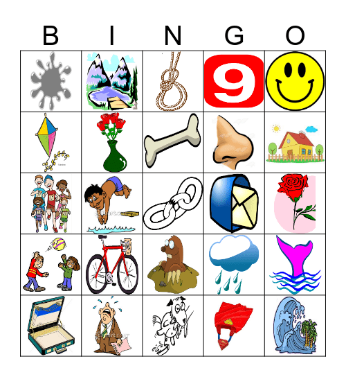 PHONICS! Bingo Card