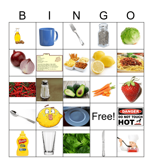 s2: En La Cocina Bingo Card
