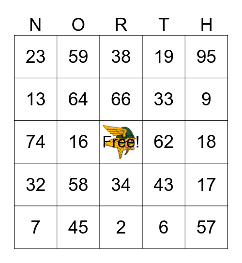 Charity Week Bingo Card