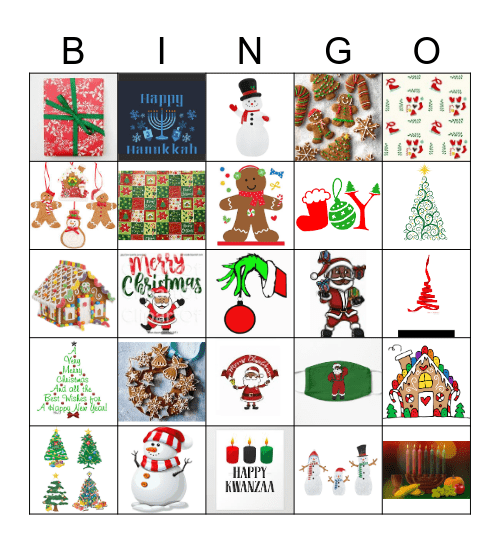 Holiday Bingo Card