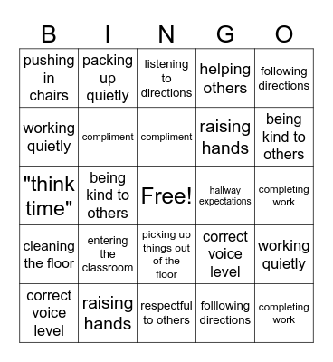 HOLIDAY BINGO Card