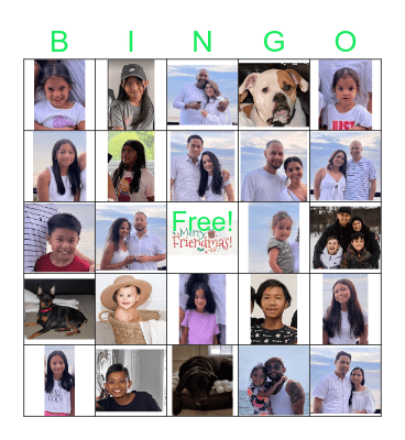 FRIENDSMAS 2023 Bingo Card