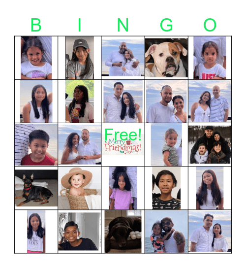 FRIENDSMAS 2023 Bingo Card