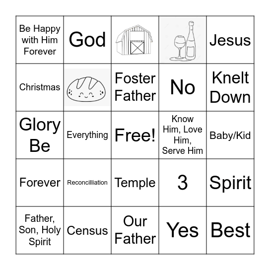 December Second Grade Bingo 2023 Bingo Card