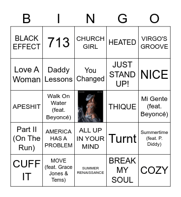 Renaissance and Beyond Bingo Card