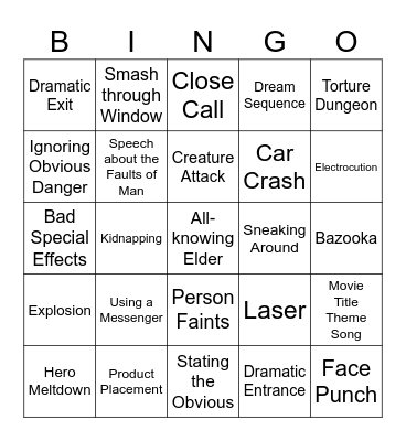 BINGOFLIX: National Lampoon's Christmas Vacation Bingo Card