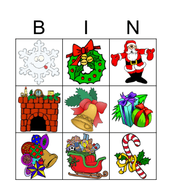 Christmas Bingo Card