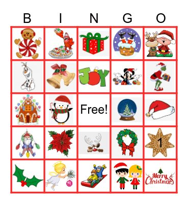 Cost and Manufacturing Christmas Bingo Card