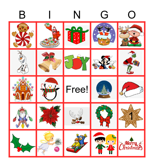 Cost and Manufacturing Christmas Bingo Card