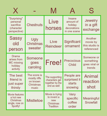 THAT'S A CHRISTMAS TO ME! Bingo Card