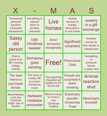 THAT'S A CHRISTMAS TO ME! Bingo Card