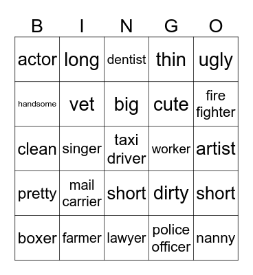L3 1-10 Bingo Card
