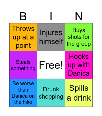 Warwickshire Card Bingo Card