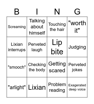 Markie bingo Card