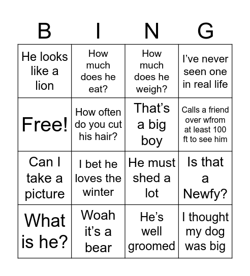 Sherlock travels Bingo Card