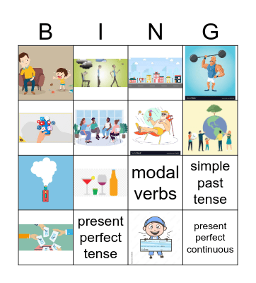 Vocabulary Review Bingo Card