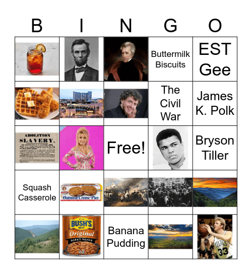 Anson - Country South Bingo Card