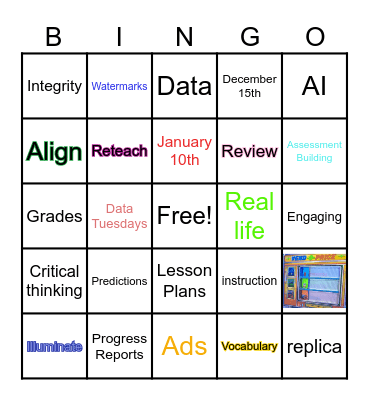 Engaging Review Activities PL Bingo Card