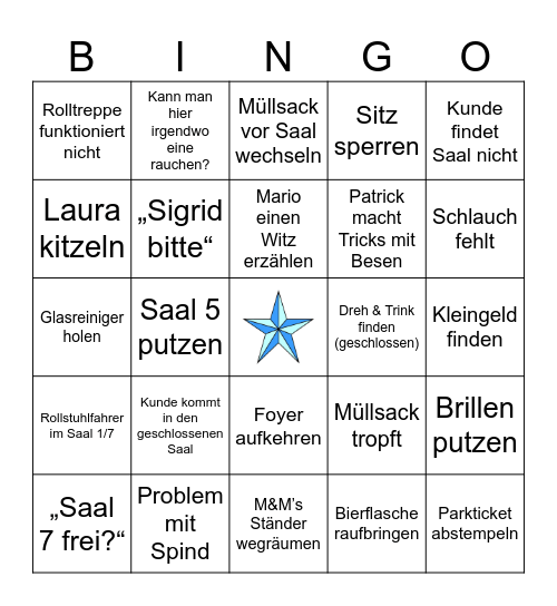 Bill Bingo Card