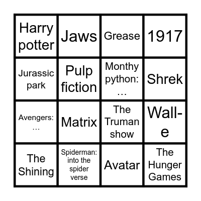 AKT BINGO Card
