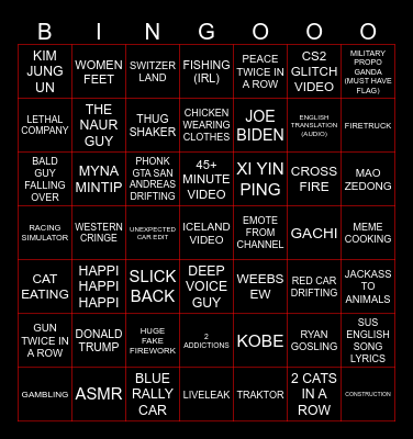 OHNEPIXEL INSTANT BINGO Card