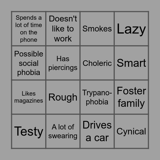 Loona-kinnie Bingo Card