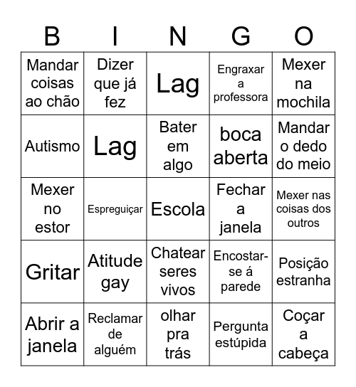 João Bingo Card