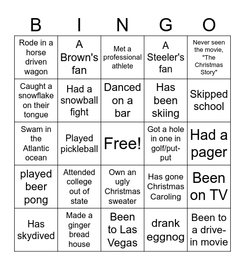 TCTC Bingo Card