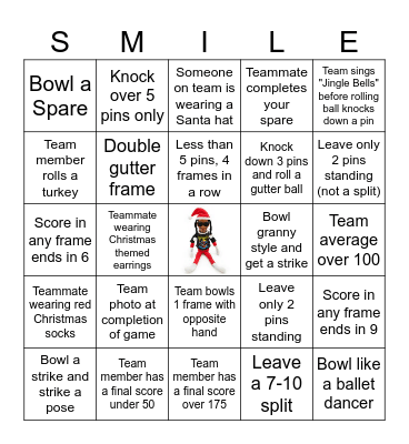 Just Another Christmas BINGO Party Bingo Card