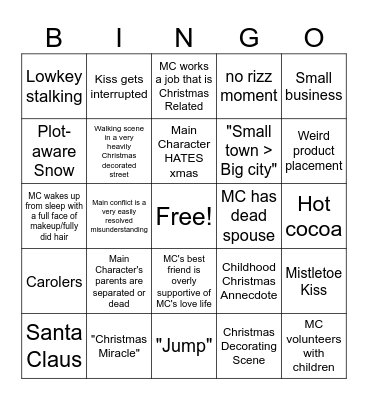 Crimmis Bigongo Bingo Card