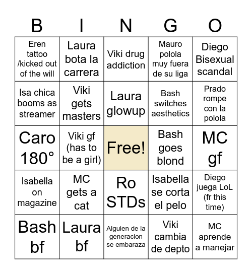 2024 Bingo Card