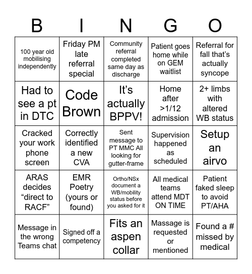 MMC ACC PT Bingo Card