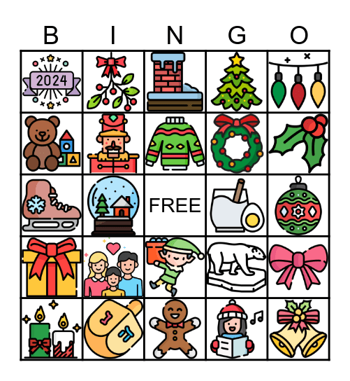 Holiday Bingo Card