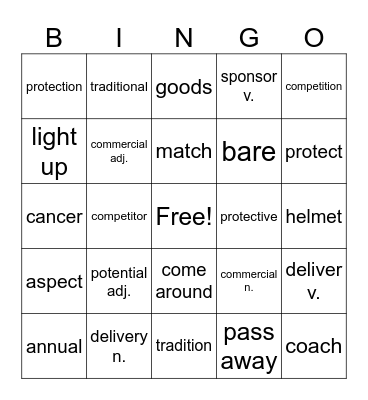 LT Book I Lesson 7 Bingo Card