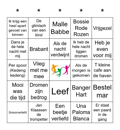 SWiNGO! Bingo Card