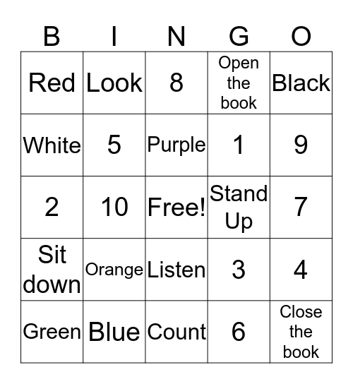 Review Bingo Card