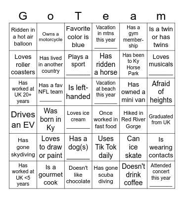 College of Medicine Bingo Card